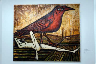 Bernard Buffet - Les oiseaux, L'oiseau rouge, 1959 - 7740