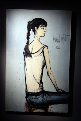 Bernard Buffet - Portraits d'Annabel, Annabel à la natte, 1960 - Musée d'art moderne de la ville de Paris - 7744