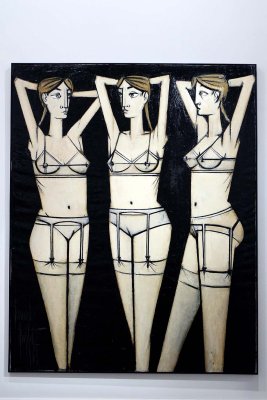 Bernard Buffet - Femmes dshabilles, Trois femmes, 1963 - 7753