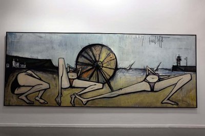 Bernard Buffet - Les plages, le parasol, 1967 - Muse d'art moderne de la ville de Paris - 7755