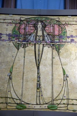 Charles Rennie McKintosh, The Wassail (detail), from the Ladies' Luncheon Room, 1900 - Kelvingrove Museum - Glasgow - 4085
