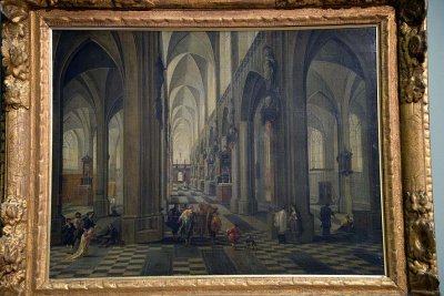 Pieter Neefs the Younger (1620-1675) - Interior of Antwerp Cathedral - 3038