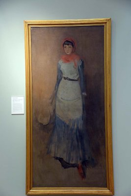 James McNeill Whistler - Harmony in Coral and Blue: Miss Finch (1885) - 3121