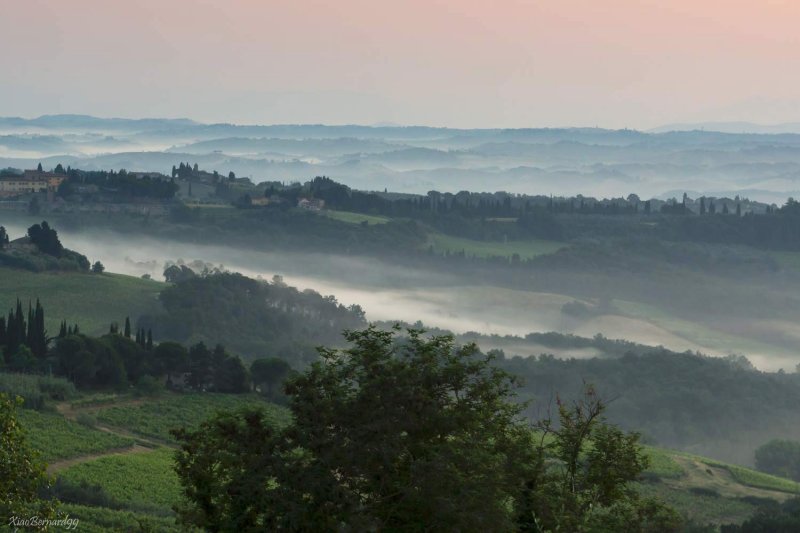 Tuscany Landscape in the early Morning .Day 2