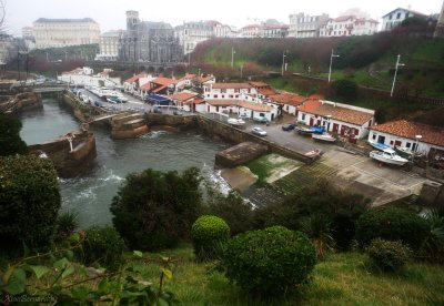 Biarritz and its old Harbor with the famous Fisher Houses