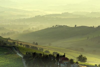 Tuscany Landscape in the Morning .Day 1 