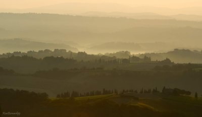 Tuscany Landscape in the Morning .Day 1 