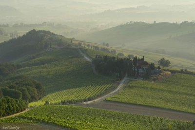 Tuscany Landscape in the Morning .Day 1 