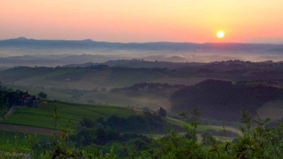 Tuscany Landscape in the early Morning .Day 2