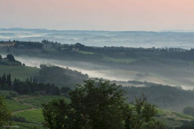 Tuscany Landscape in the early Morning .Day 2