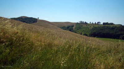 Tuscany .Typical relief 