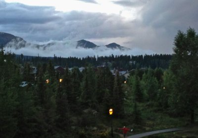 Wishful dinner view in Breck