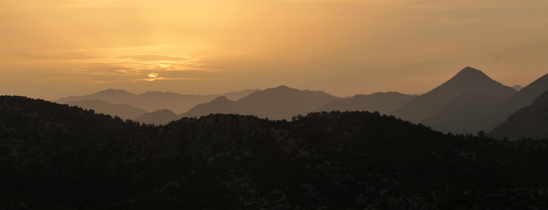 Evening view from hotelroom.