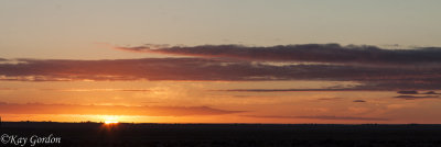 Sunrise in western New South Wales