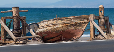 Old wooden boat, Cabo de Gata