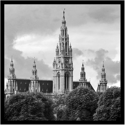The spires of St. Stephen's Cathedral, Vienna