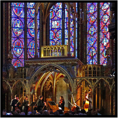 Concert at La Sainte-Chapelle, Paris