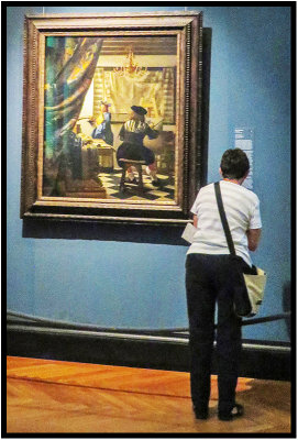 Vermeer's The Art of Painting in Vienna's Kunsthistorisches Museum.