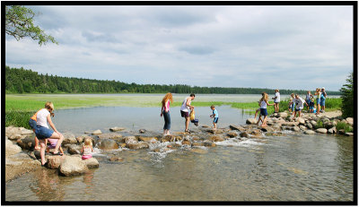 Lake Itasca in Minnesota, head waters of the Mississippi River