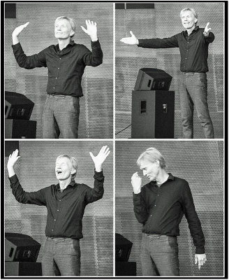 Sign language interpreter at the Chicago Jazz Festival, 2015