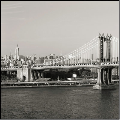Manhattan, a view from the bridge
