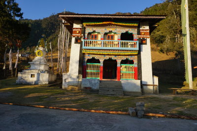 The dzong in Dirang