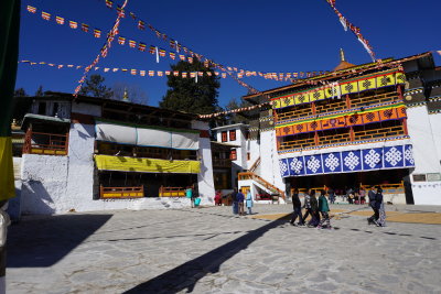 Monastery compound, day before the Torgya Festival begins