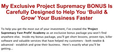 Project Supremacy Review