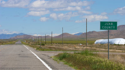 Juab County entry sign