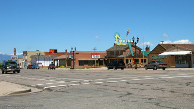 Main Street in Fillmore looking NE from 100 South