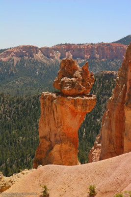 Hoodoo at Natural Bridge