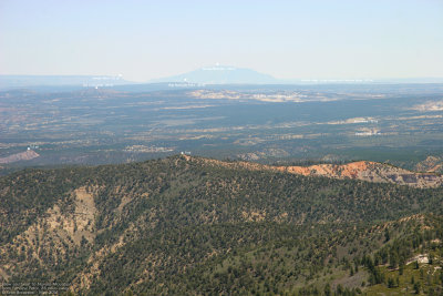 110 mile view past Navajo Mountain - Labeled