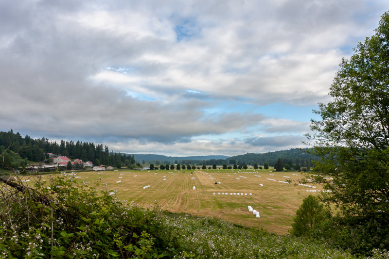 On the road, north of Seattle