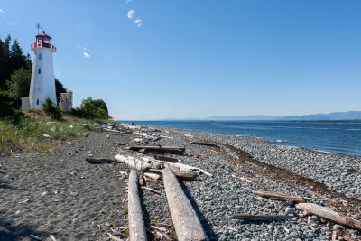 View back to Vancouver Island