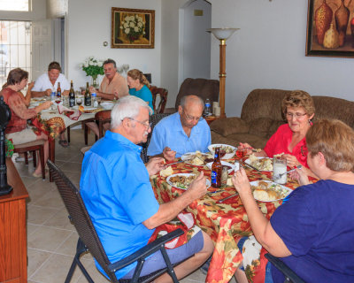Dinner at Ron & Celeste's