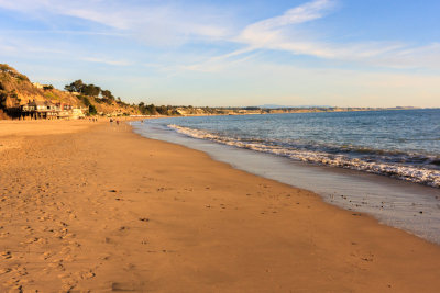 A sunset walk on New Brighton State Beach