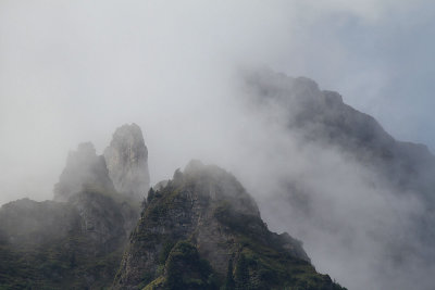 The Glrnisch in the mist...