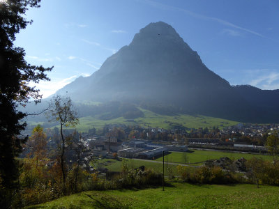 Glrnisch -  View to Ennenda and Glarus