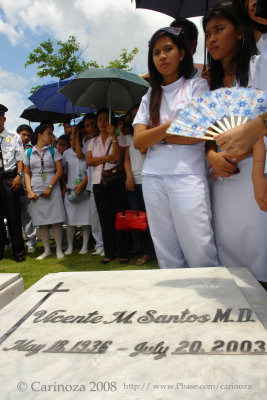 Juliet O. Santos, PhD: Burial