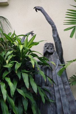 Statue near multi-purpose chapels