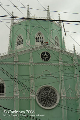 Top side façade