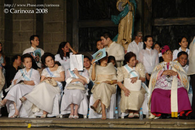 Former Hermanas Mayores with Archbishop Diosdado Talamayan