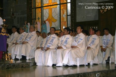 Clergy from the diocese of Malolos