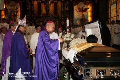 Bishops Tirona, Oliveros, and Almario respectively