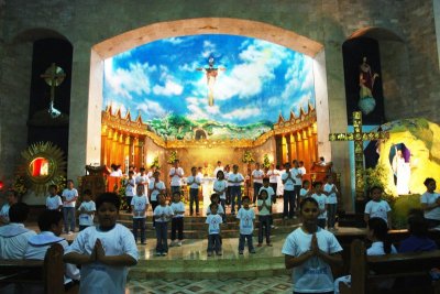 Performing the Diocese of Malolos Jubilee Song