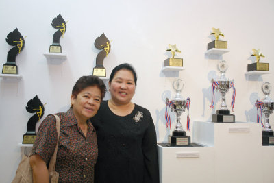 Shirley Halili-Cruz (right) - dancer extraordinaire