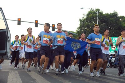 Philippine National Police runners