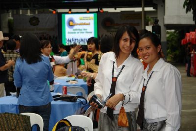 Mass Communication students covering the event