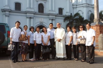 Fr. JP with the Parish Pastoral Council