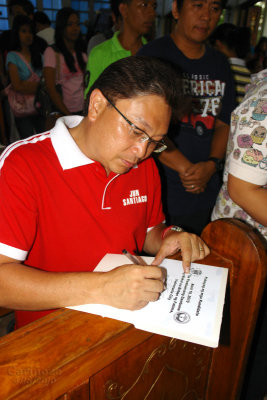 Vice Mayor candidate Ignacio Jun Santiago Jr.